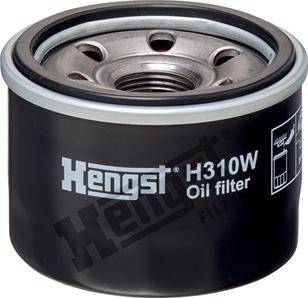 Hengst Filter H310W - Масляний фільтр autozip.com.ua