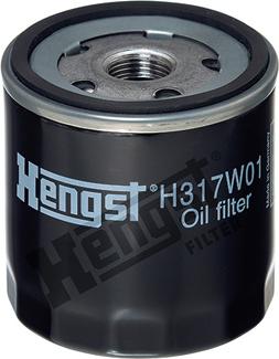 Hengst Filter H317W01 - Масляний фільтр autozip.com.ua