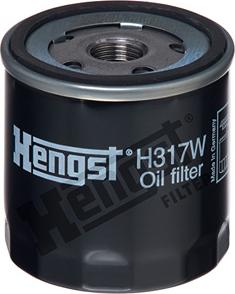 Hengst Filter H317W - Масляний фільтр autozip.com.ua