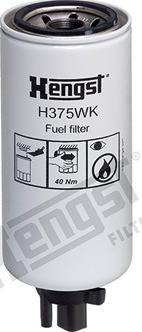 Hengst Filter H375WK - Паливний фільтр autozip.com.ua