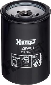 Hengst Filter H29W01 - Масляний фільтр autozip.com.ua