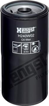 Hengst Filter H240W02 - Масляний фільтр autozip.com.ua