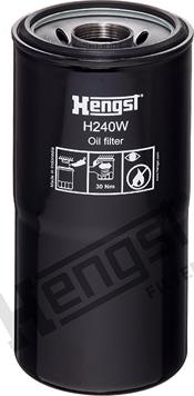 Hengst Filter H240W - Масляний фільтр autozip.com.ua