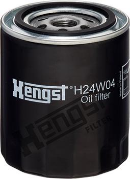 Hengst Filter H24W04 - Фільтр масла Audi A4. A6. A6 Quattro. A8 5-99- autozip.com.ua