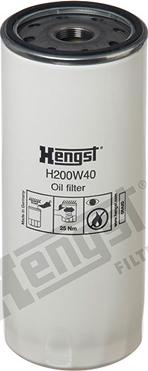 Hengst Filter H200W40 - Масляний фільтр autozip.com.ua