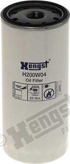 Hengst Filter H200W04 - Масляний фільтр autozip.com.ua