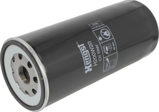 Hengst Filter H200W20 - Масляний фільтр autozip.com.ua