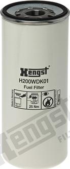 Hengst Filter H200WDK01 - Паливний фільтр autozip.com.ua
