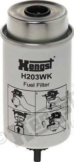 Hengst Filter H203WK - Паливний фільтр autozip.com.ua
