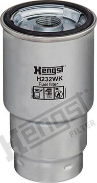 Hengst Filter H232WK - Фiльтр паливний Mazda 323 2.0D 96- autozip.com.ua
