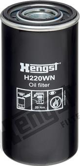 Hengst Filter H220WN - Масляний фільтр autozip.com.ua