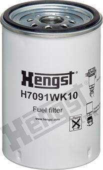 Hengst Filter H7091WK10 - Паливний фільтр autozip.com.ua