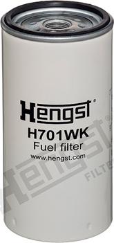 Hengst Filter H701WK - Паливний фільтр autozip.com.ua