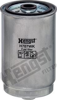 Hengst Filter H707WK - Фiльтр паливний Hyundai Accent 1.5Crdi 06--Kia Ceed 1.6-2.0CRDI 07-- Sportage 2.0 CRDI 09-04- autozip.com.ua