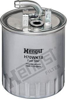 Hengst Filter H70WK18 - Паливний фільтр autozip.com.ua