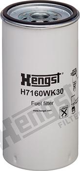 Hengst Filter H7160WK30 - Паливний фільтр autozip.com.ua