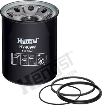 Hengst Filter HY469W D698 - Фільтр, Гідравлічна система приводу робочого устаткування autozip.com.ua