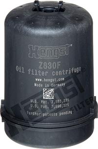 Hengst Filter Z830F D253 - Масляний фільтр autozip.com.ua