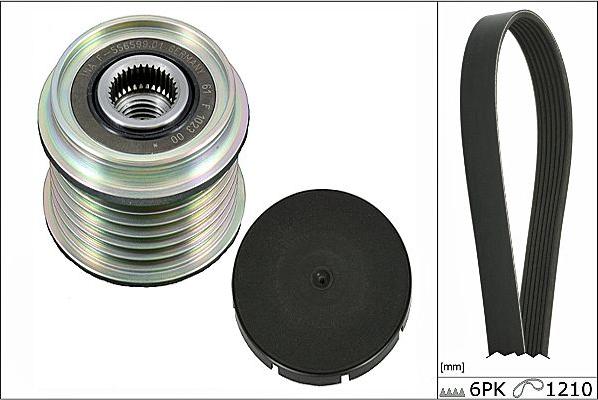 Hepu 20-1848 - Поликлиновий ремінний комплект autozip.com.ua