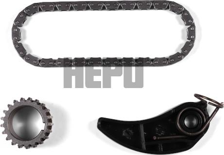 Hepu 21-0590 - Комплект ланцюга, привід масляного насоса autozip.com.ua