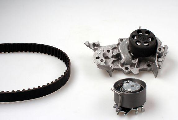 Hepu PK09540S - Водяний насос + комплект зубчатого ременя autozip.com.ua