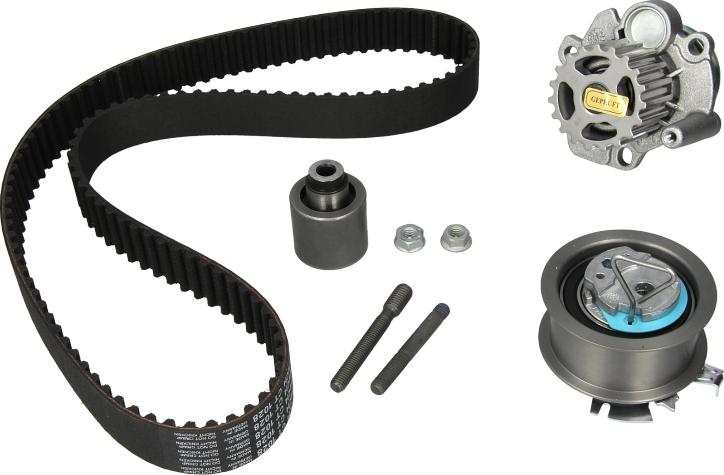 Hepu PK05690 - Водяний насос + комплект зубчатого ременя autozip.com.ua