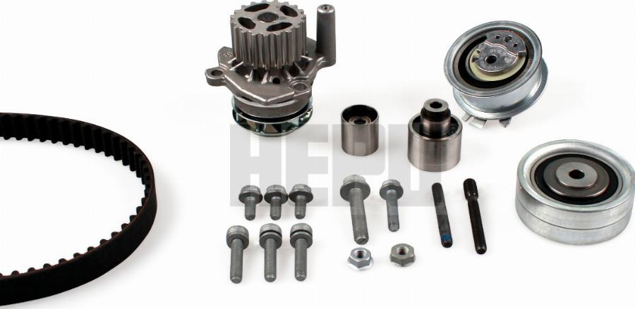 Hepu PK06551 - Водяний насос + комплект зубчатого ременя autozip.com.ua