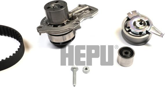 Hepu PK06790M - Водяний насос + комплект зубчатого ременя autozip.com.ua