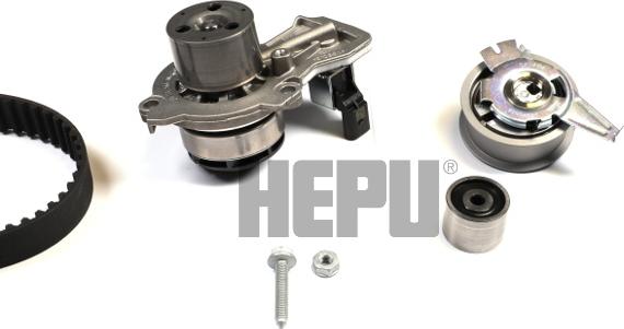 Hepu PK06790 - Водяний насос + комплект зубчатого ременя autozip.com.ua