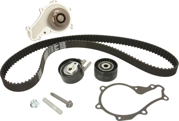 Hepu PK08931 - Водяний насос + комплект зубчатого ременя autozip.com.ua