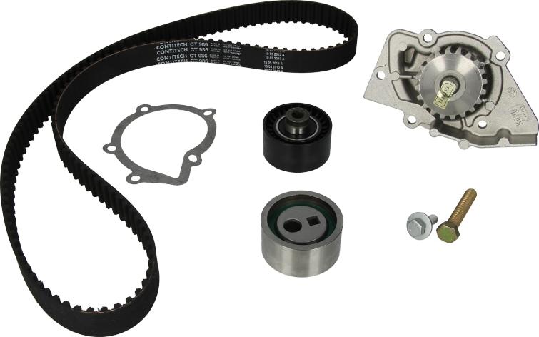 Hepu PK08410 - Водяний насос + комплект зубчатого ременя autozip.com.ua