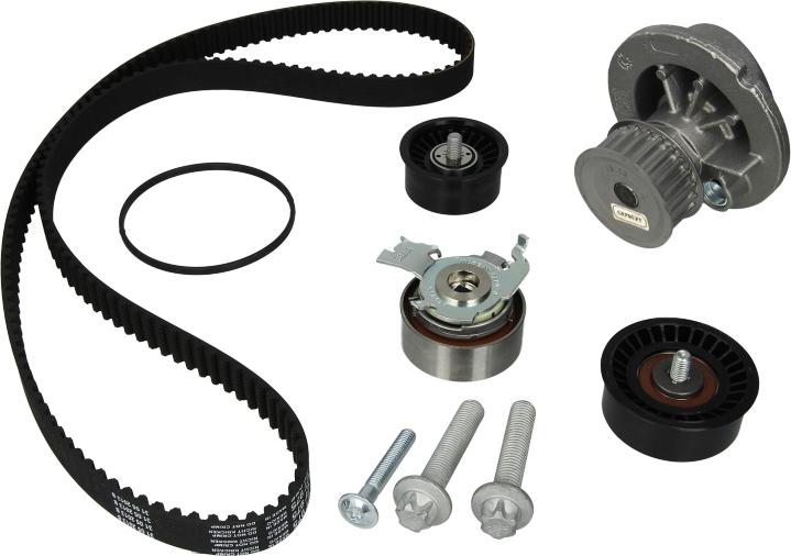 Hepu PK03241 - Водяний насос + комплект зубчатого ременя autozip.com.ua