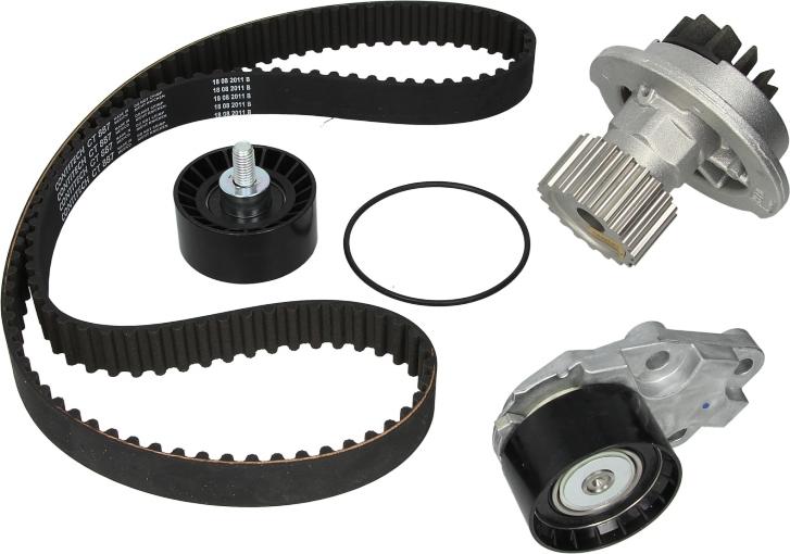 Hepu PK07950 - Водяний насос + комплект зубчатого ременя autozip.com.ua