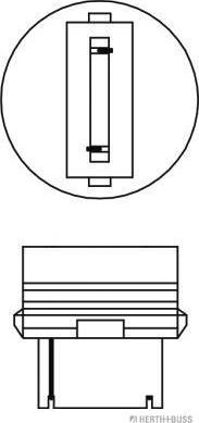 Herth+Buss Elparts 89901310 - Лампа розжарювання, ліхтар покажчика повороту autozip.com.ua