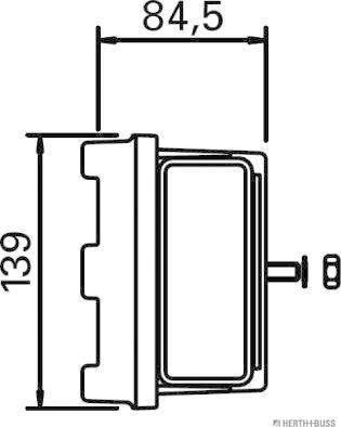 Herth+Buss Elparts 83840588 - Задній ліхтар autozip.com.ua