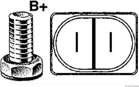 Herth+Buss Elparts 32043941 - Генератор autozip.com.ua