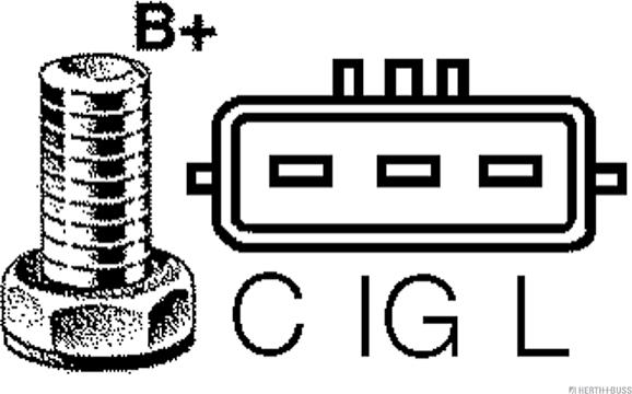 Herth+Buss Jakoparts J5118020 - Генератор autozip.com.ua