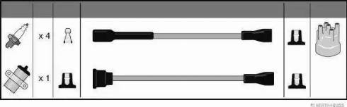 Herth+Buss Jakoparts J5390000 - Комплект проводів запалювання autozip.com.ua