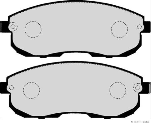 Herth+Buss Jakoparts J3601097 - Гальмівні колодки, дискові гальма autozip.com.ua