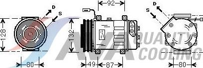 HIGHWAY AUTOMOTIVE 45045002 - Компресор, кондиціонер autozip.com.ua