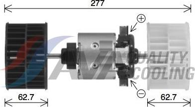 HIGHWAY AUTOMOTIVE 53031002 - Вентилятор салону autozip.com.ua
