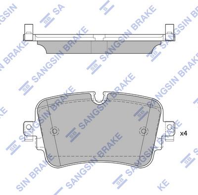 VAG 4KE698451G - Гальмівні колодки, дискові гальма autozip.com.ua