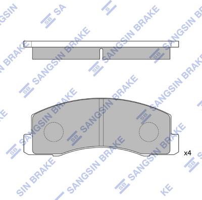 Hi-Q SP1214 - Гальмівні колодки, дискові гальма autozip.com.ua