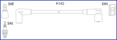 Hitachi 134484 - Комплект проводів запалювання autozip.com.ua