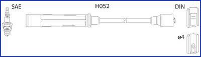 Hitachi 134576 - Комплект проводів запалювання autozip.com.ua