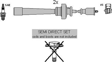 Hitachi 134613 - Комплект проводів запалювання autozip.com.ua