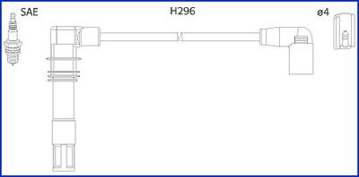 Hitachi 134797 - Комплект проводів запалювання autozip.com.ua