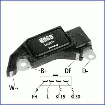 Hitachi 130011 - Регулятор напруги генератора autozip.com.ua