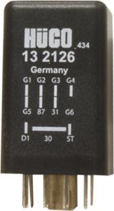 HITACHI 132126 - Реле, система розжарювання autozip.com.ua