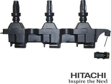 Hitachi 2503862 - Котушка запалювання autozip.com.ua